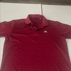 Adidas Men's‎ Polo Shirt in Deep Red